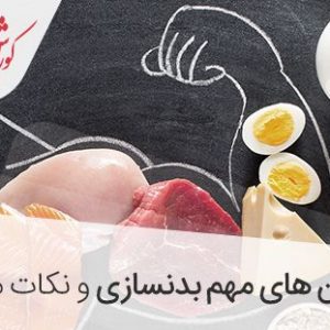 پروتئین های مهم برای بدنسازی