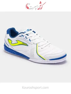 کفش فوتسال جوما مدل Dribling 2302 White Blue Indoor
