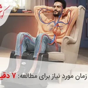 بهبود گردش خون با ماساژور پا