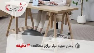 ماساژور پا در محل کار