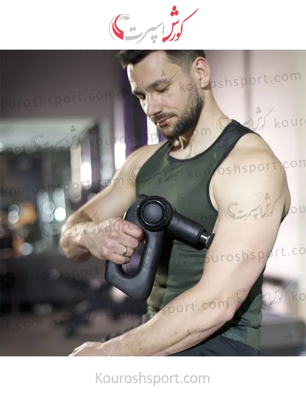 گان ماساژ حرفه ای برند آکیومد multi angle percussion Accumed massage gun MN200