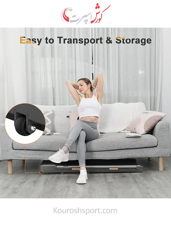 مخفی شدن تردمیل واکینگ پد Elseluck مدل ZF-0302 Wlkinpad